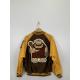 1990x Clothing Vintage Cup Noodle Leather Varsity Jacket