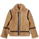 Acne Studios Ian Brown Suede Shearling Jacket