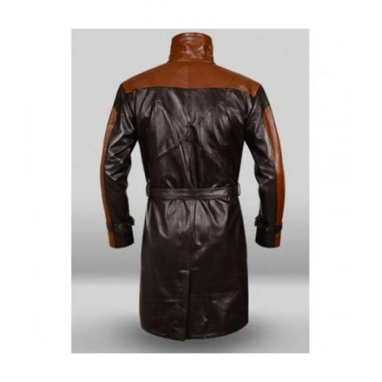 Aiden Pearce Watch Dog Leather Trench Coat