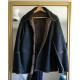 Ann Demeulemeester Navy Shearling Jacket