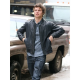 Ansel Elgort Black Bomber Jacket