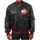 Atlanta Hawks Leather Jacket