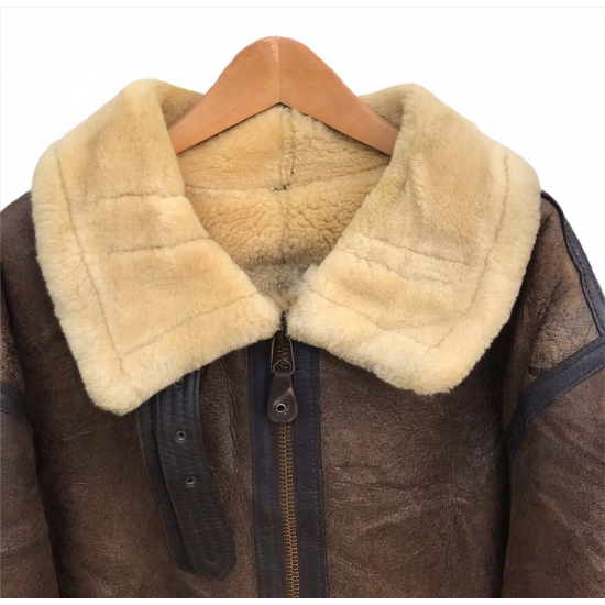 Avirex Type B-3 Sheepskin Jacket Vintage Military Style