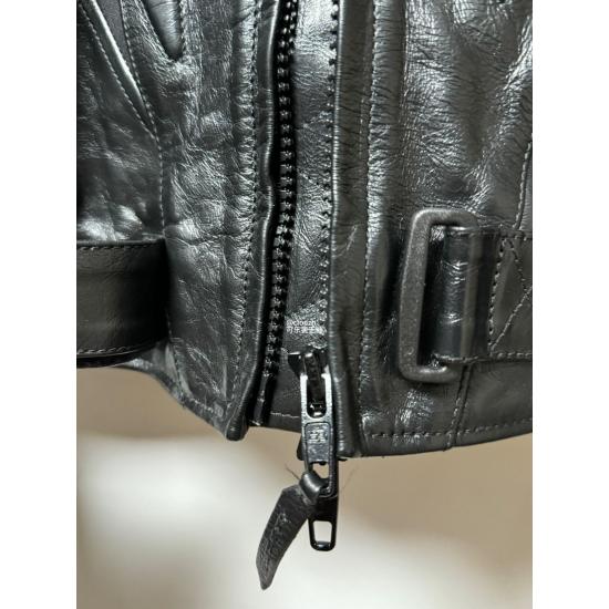 Balenciaga Black Motorcycle Leather Jacket