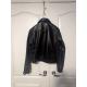 Bare Knuckles Classic Black Men's Leather Trucker Jacket