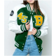 Baylor Collegiate University Green and White Jacket