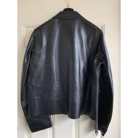 Bottega Veneta Men's Leather Jacket in Black