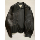 Bottega Veneta Men's Leather Jacket in Black