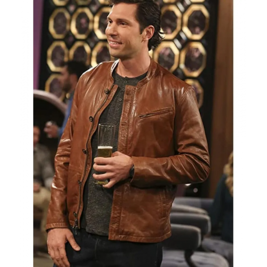 Brian Thomas Smith The Big Bang Theory Brown Leather Jacket