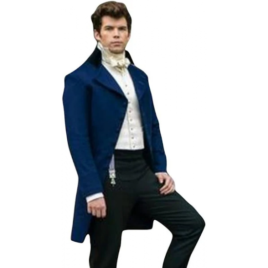 Bridgerton Colin Bridgerton Blue Tailcoat