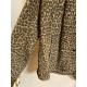 Brown Cheetah Print Leather Jacket