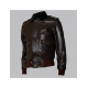 Brown RJ MacReady Brown Bomber Leather Jacket