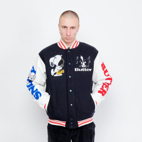 Butter Goods x Peanuts Jazz Varsity Jacket