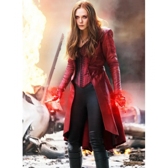 Captain America Civil War Scarlet Witch Coat