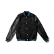 Carolina Panthers Black Letterman Jacket