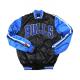 Chicago Bulls Black and Blue Varsity Satin Jacket