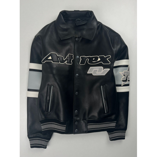 Classic Las Vegas Style Iconic Black Leather Jacket