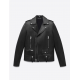 Classic Men's Black Leather Motorcycle Jacket