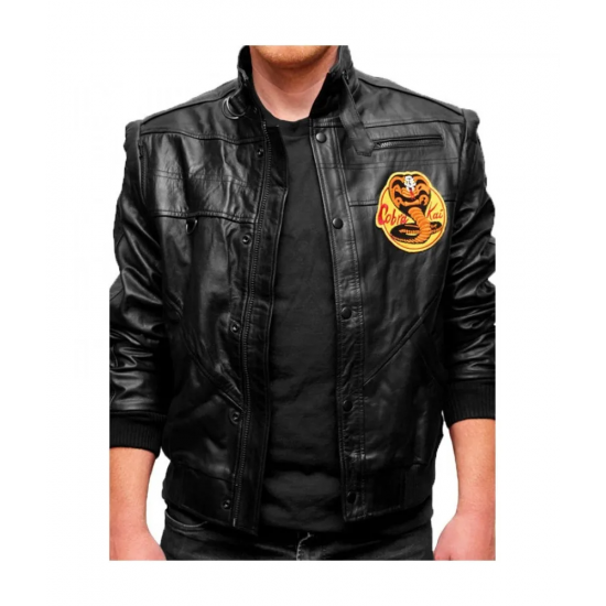 Cobra Kai Karate Kid Red Leather Jacket