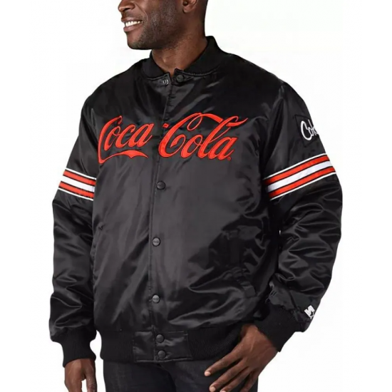 Coca Cola Black Bomber Jacket