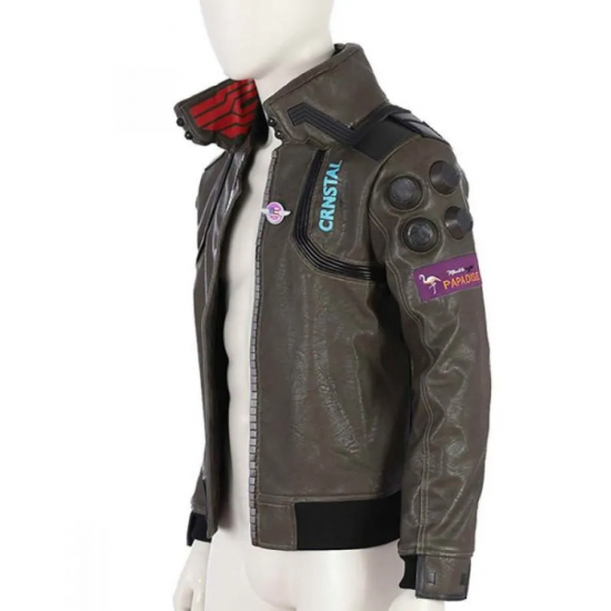 Cyberpunk 2077 Bomber Leather Jacket