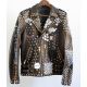 Exclusive Blackmeans Kazumichi Maruoka Studded Leather Rider Jacket