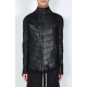 Exude Luxury with Leon Emanuel Blanck Genuine Alligator Black Leather Jacket