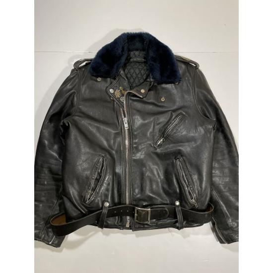 Harley Davidson × Vintage Calfskin Motorcycle Jacket