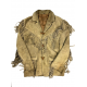 Hein Gericke Vintage Leather Suede Fringe Jacket