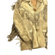 Hein Gericke Vintage Leather Suede Fringe Jacket