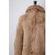 Helmut Lang Beige Fur Coat