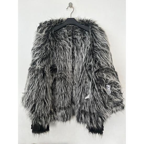 Japanese Crazy Fur Semantic Design Leather Suede Jacket