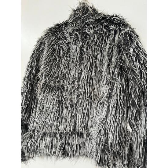 Japanese Crazy Fur Semantic Design Leather Suede Jacket