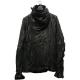 Julius Grail Archive Most Signature Cowl Neck Black Leather Jacket