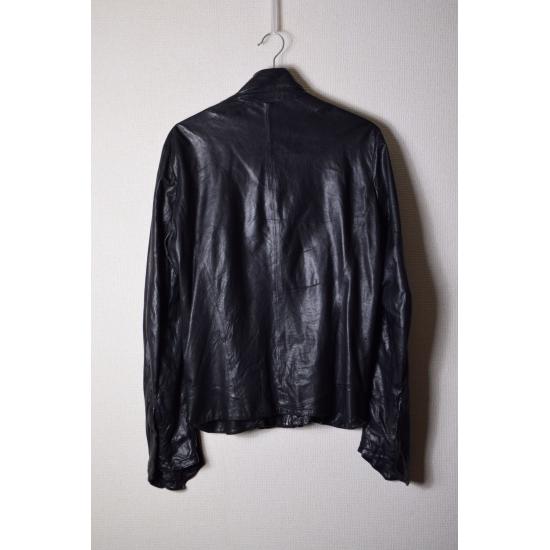 Julius Prism Black Leather Jacket