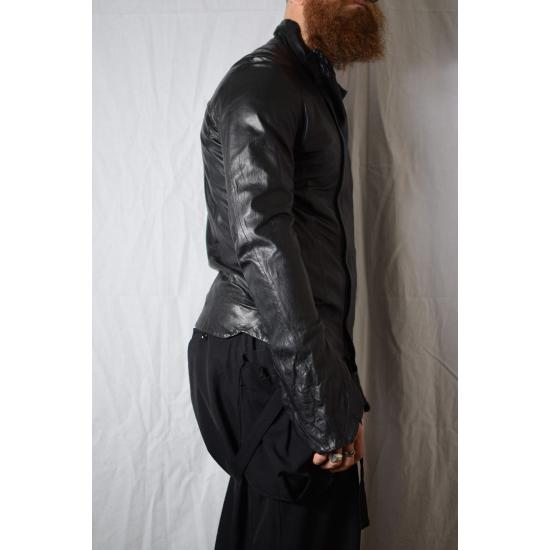 Julius Prism Black Leather Jacket