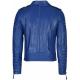 Men Quilted Slim Fit Motorcycle Biker Jacket