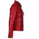 Men Quilted Slim Fit Motorcycle Biker Jacket