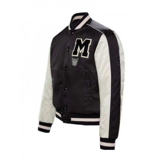 Mens Boogie Wit Da Hoodie Letterman Bomber Jacket