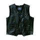 Mens California Hells Angels Black Leather Vest