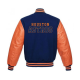 Mens Houston Astros Blue and Orange Varsity Jacket