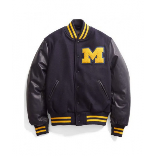 Mens Michigan Letterman Jacket