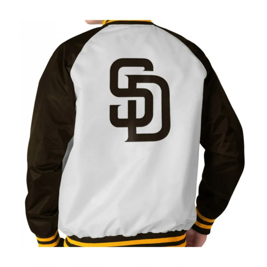 Mens Padres San Diego SD Varsity Jacket