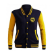 Mens Cobra Kai Moletom Karate Kid Varsity Letterman Bomber Jacket