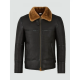 Mens Traditional Shearling Leather Jacket