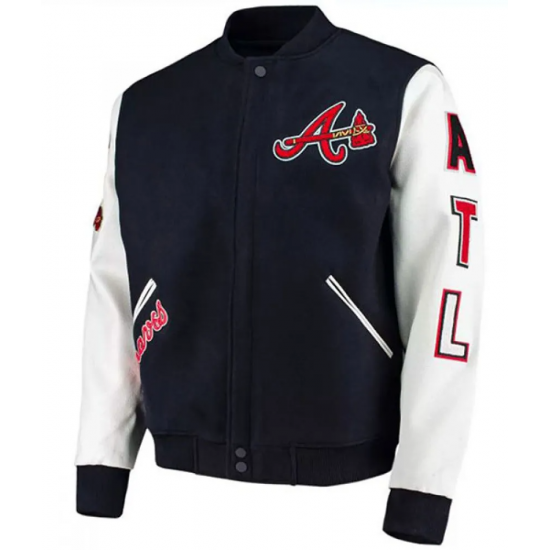 Men’s Atlanta Braves ATL Letterman Jacket