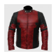 Mens Deadpool Leather Motorcycle Jacket For Bikers