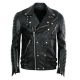 Mens Godspeed Motorcycle Padded Leather Jacket