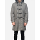 Mens Grey Duffle Wool Coat