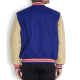 Mens New York Knicks Blue Letterman Jacket